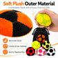 Klysuron 6 Pack Soft Plush Footbags, 32 Panel Hacky Sack, 6cm/2.36in