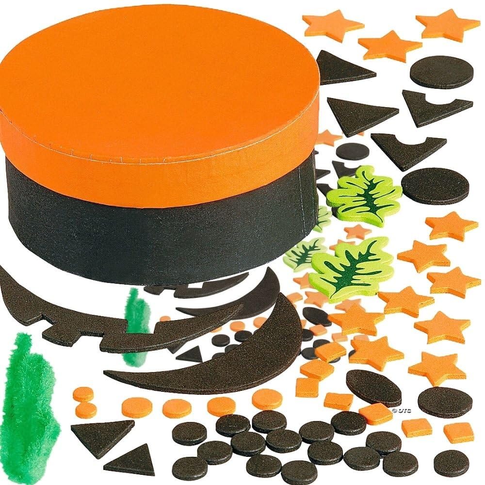 Halloween Pumpkin Boxes Craft Kit -12 - Crafts for Kids and Fun Home Activities