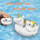 Baby Bath Toys,Cute Unicorn Bath Toys for Toddlers,Squirt Bathtub Toys for Boys Girls,Rubber Floating Shower Toys Gifts 4pcs Set