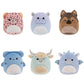 Squishville by Original Squishmallows Varsity Squad Plush - Six 2-Inch Squishmallows Plush Including NYA, Rocket, Benedict, Mario, Dane, and Armie