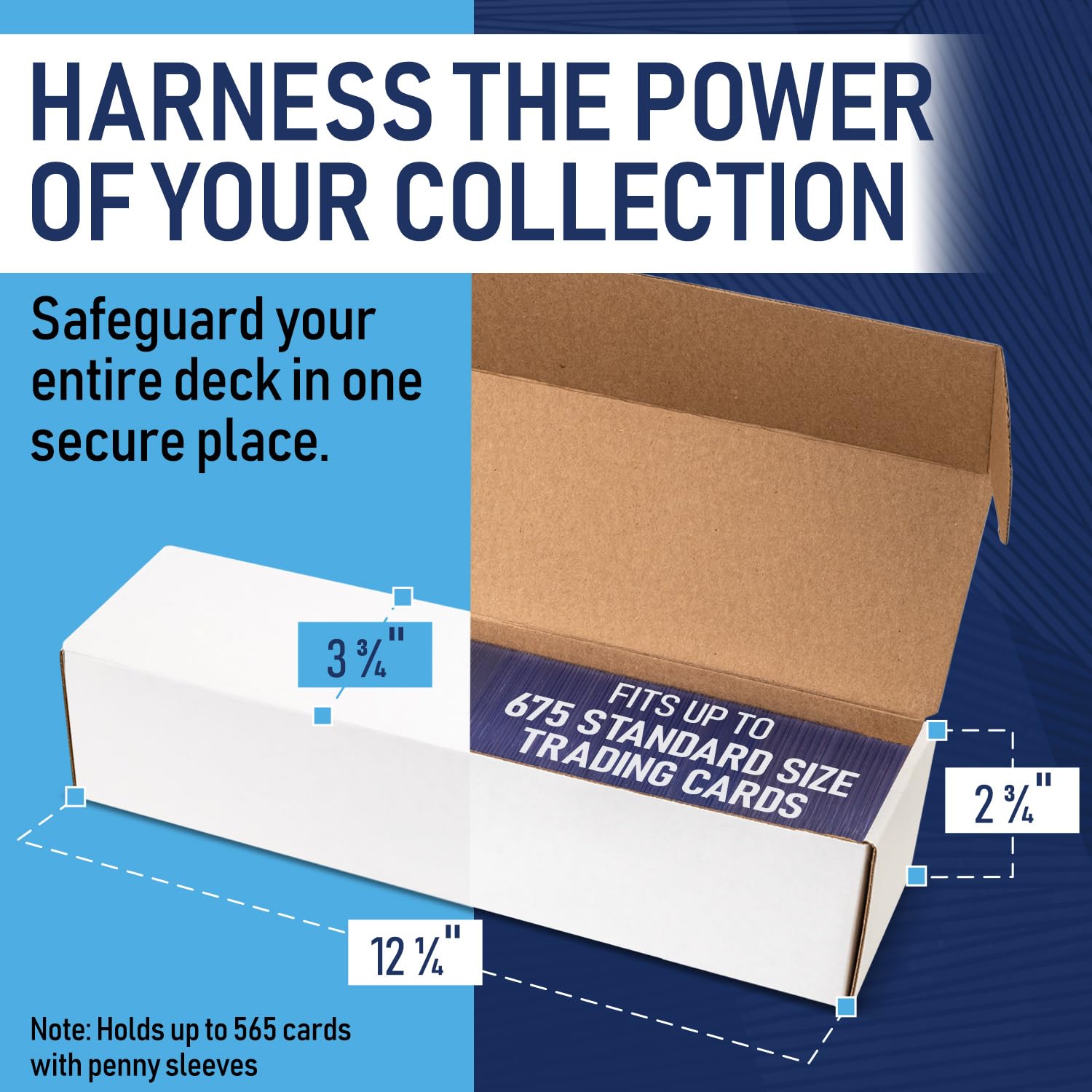 Premium Trading Card Box Storage For Sports, Baseball, Football, Basketball, MTG & TCG Collector | Baseball Card Storage Boxes & Organizer For Magic