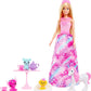Barbie Dreamtopia Advent Calendar, Fantasy-Themed with 24 Surprises, Daily Toys Include Barbie Fashion Doll, Pets, Clothes & Accessories Like Mermaid