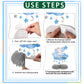 9 Pcs Elephant Baby Shower Honeycomb Centerpieces Party Decor for Boys,Cute Blue Elephant Honeycomb Balloons Star Moon Topper 3D Table Decoration