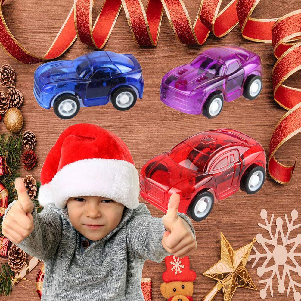 Speedy Panther 36 Pack Party Favor Car Toys Pull Back Race Car, Treasure Box Toys for Classroom Mini Toy Cars, Carnival Prizes Goodie Bag Stuffers