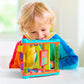 Lollipop Interactive Toddler Activity Triangle - Montessori Toys for Toddlers - Activity Cube for Play and Learning Educational Busy Cube with Shapes