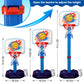 LAO XUE Toddler Basketball Hoop Set,Adjustable Kids Basketball Goal