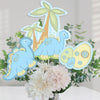 Big Dot of Happiness Baby Boy Dinosaur - Baby Shower, Birthday Party Centerpiece Sticks - Table Toppers - Set of 15