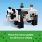 LEGO Minecraft The Panda Haven, Movable Toy House with Baby Pandas Animal Figures, Gaming Toys for Kids, Gift Idea for Boys and Girls Ages 8 Plus,