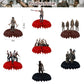 YACANNA The Walking Dead Birthday Party Supplies,The Walking Dead Birthday Party Supplies Honeycomb Centerpiece,8 Pcs The Walking Dead Party Supplies