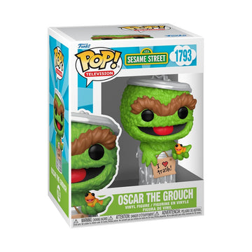Funko Pop! TV: Sesame Street - Oscar The Grouch - Collectable Vinyl Figure - Gift Idea - Official Merchandise - Toys for Kids & Adults - TV Fans