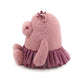 JamieCare 10.5" Donkey Exquisitely Designed Pink Hippo Plush Toy,Adorned with a Sparkling Tulle Skirt, an Irresistibly Cute Decor Piece for Bedrooms
