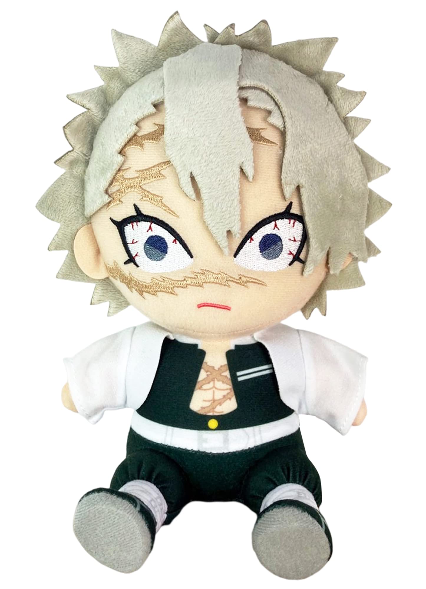 Great Eastern Entertainment Demon Slayer - Sanemi Shinazugawa Sitting Plush 7" H