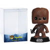 Funko Chewbacca: P o p ! Vinyl Figurine Bundle with 1 Compatible 'ToysDiva' Graphic Protector (006-02324 - B)
