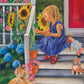 SUNSOUT INC - A Summer Kiss - 300 pc Jigsaw Puzzle by Artist: Tricia Reilly-Matthews - Finished Size 18" x 24" - MPN# 35877