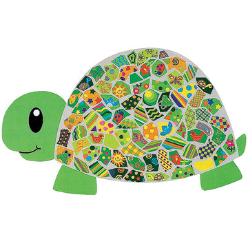 Fun Express - Giant Mosaic Turtle Sticker Scene - Stationery - Stickers - Make - A - Scene (Lrg) - VBS Vacation Bible School Supplies/Decor - 12