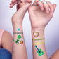 OOLY x Girl Scouts Temporary Tattoos for Girls - Glitter DIY Tattoo Jewelry Kit, 3 Sheets, Bracelets Rings Necklaces