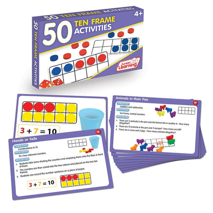Junior Learning JL321 50 Ten Frame Activities