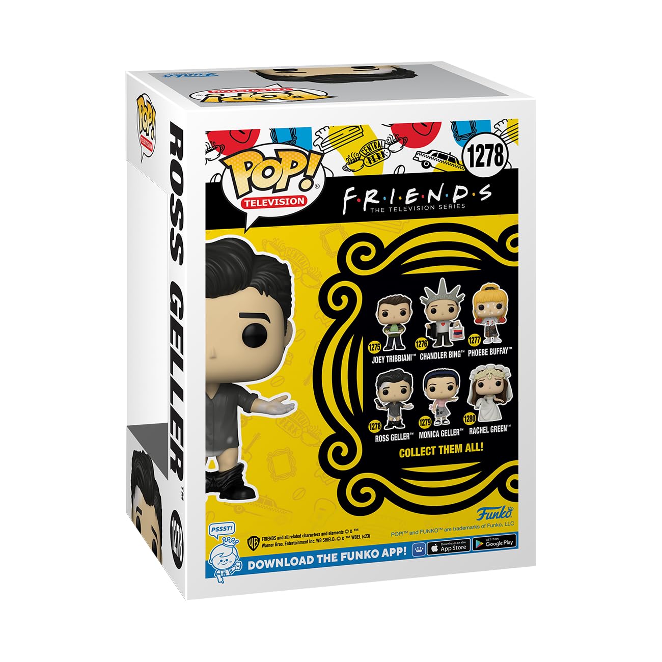 Funko POP! TV: Friends - Ross Geller with Leather Pants - Collectable Vinyl Figure - Gift Idea - Official Merchandise - for Kids & Adults - TV Fans