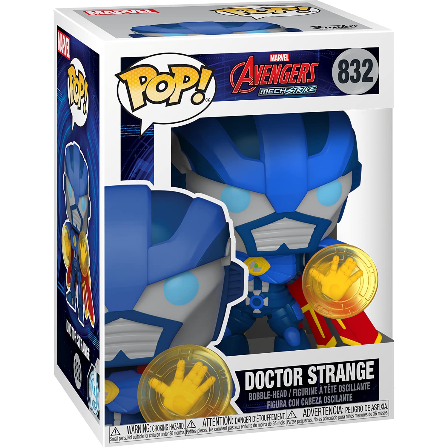 Dr. Stran g e: Fun ko P o p ! Vinyl Figurine Bundle with 1 Compatible 'ToysDiva' Graphic Protector (832-55236 - B)