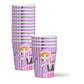 Spa Sleepover Slumber Party Supplies - 64 Piece Girls Pajama Birthday Tableware Set Includes Large 9" Dinner Plates and 8" Dessert Paper Plates