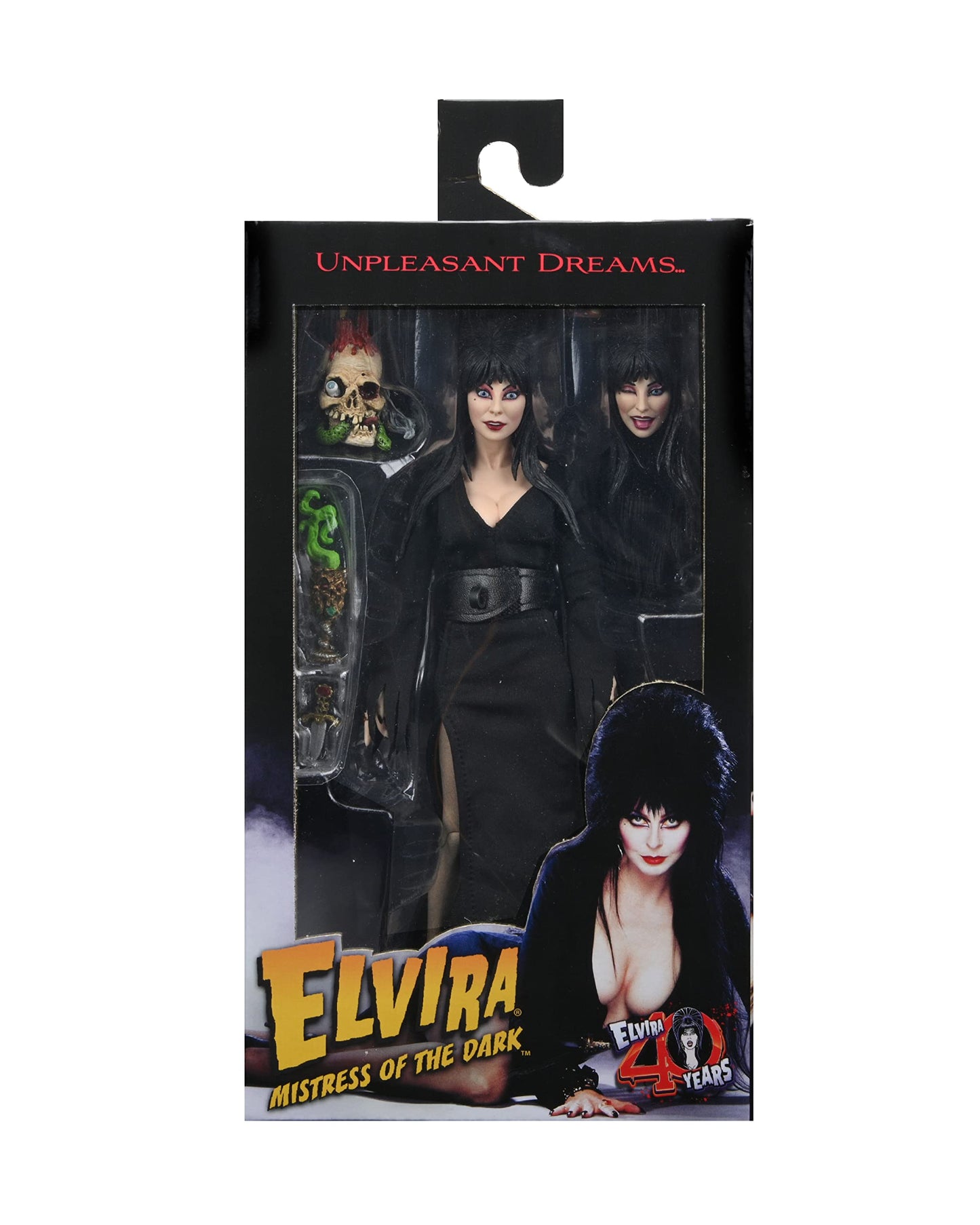 NECA Elvira- 8” Clothed Figure - Elvira