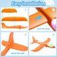 PUREZON LED Foam Airplanes, 4 Pack, 17 Inch, 4 Colors