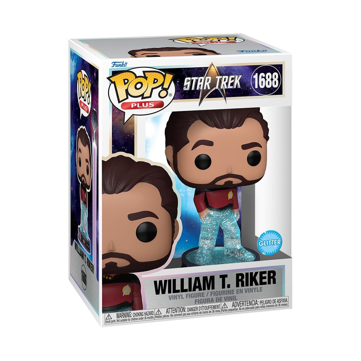 Funko POP! Plus: Star Trek Generations Transporter - William T. Riker