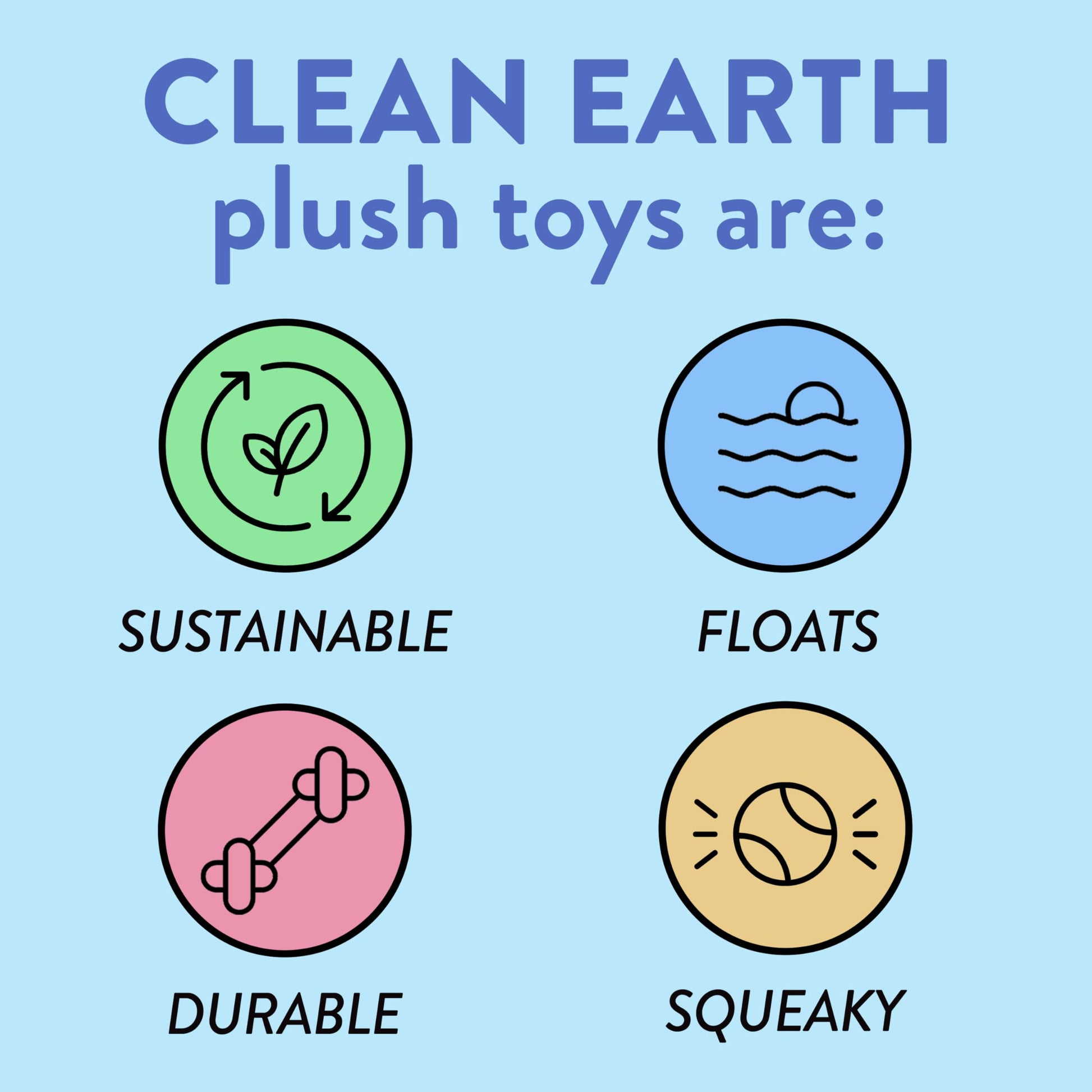 Spunky Pup Clean Earth Plush Caribou | Made from 100% Recycled Water Bottles | Large