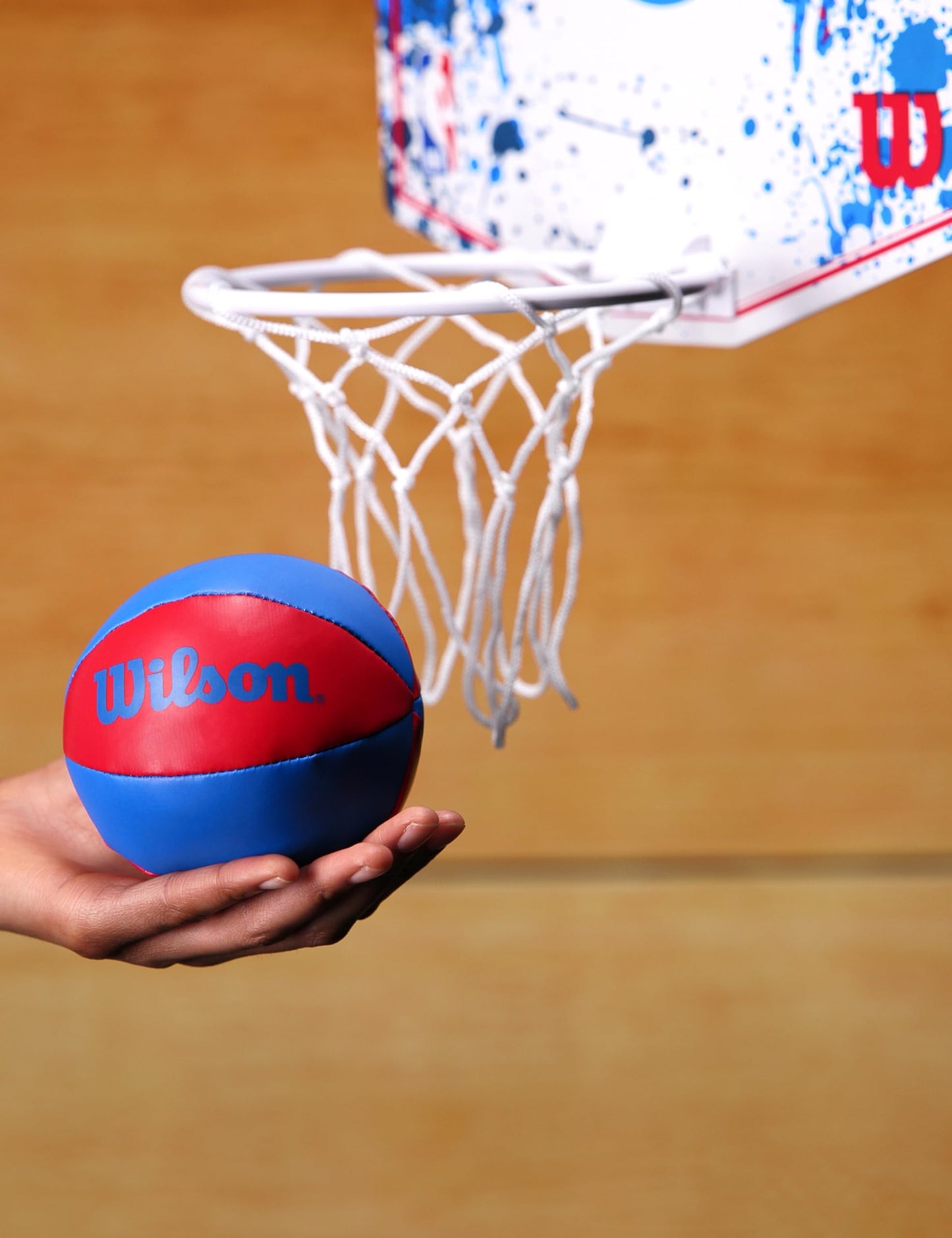 WILSON NBA Team Mini Basketball Hoop - Philadelphia 76ers