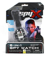 SpyX / 6-in-1 Watch - 6 Function Spy Toy Watch. Includes: Telescope Lenses, LED, Secret Message Capsules, Whistle, Signal Mirror, Hidden Compartment.