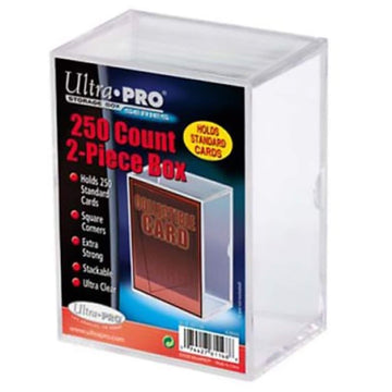 Ultra PRO All Team 2-Piece Storage Box, 250 Count, Clear