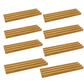 ESSAJOY Wooden Domino Trays/Racks Set of 8 Domino Tiles Holders Mexican Train Wooden Trays/Racks Wood Organizers for Chicken Foot (8 Premium Domino