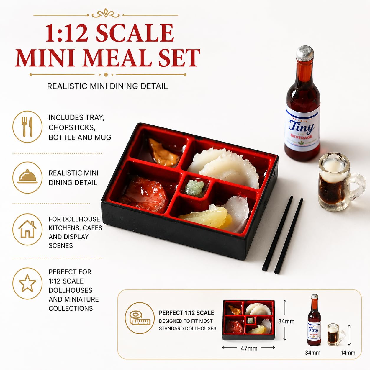 1 Set Dollhouse Miniature Fast Food, 1:12 Scale DIY Accessories for Ramen and Asian Food Lovers, Cute Kitchen and Home Office Decor