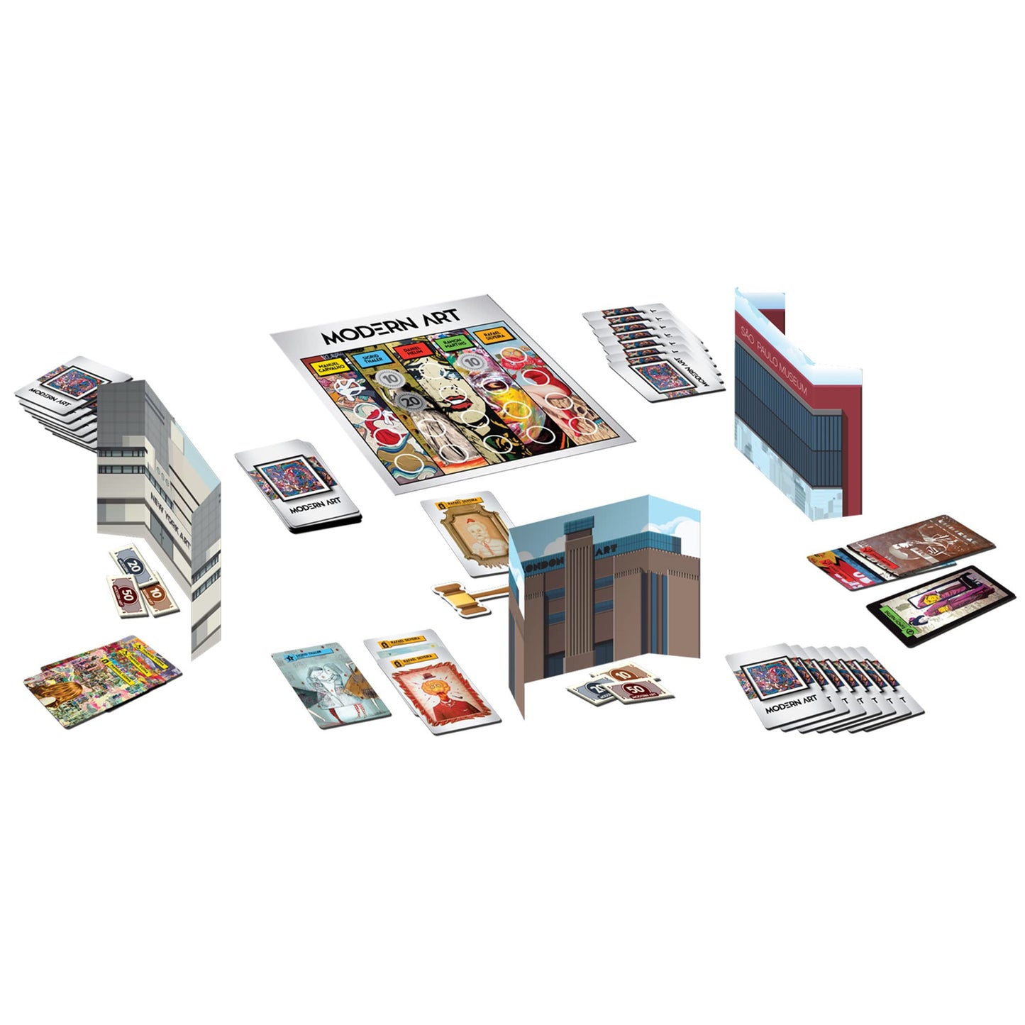 Modern Art Abstract Board Game