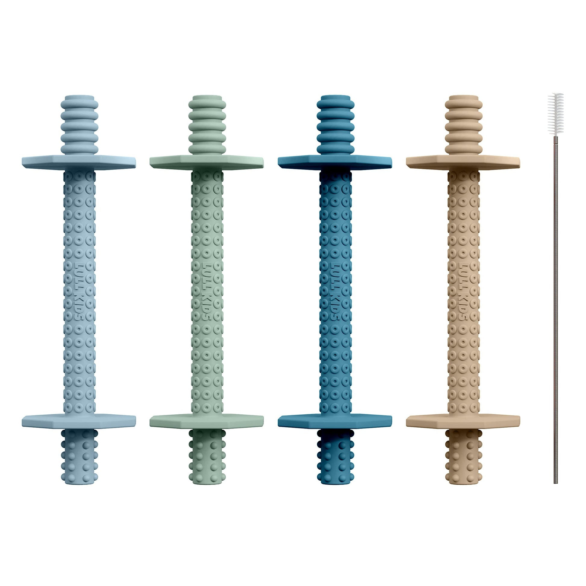 Lull Kids Silicone Baby Teether (4 Pack Winter) - OT-Developed Freezer-Safe