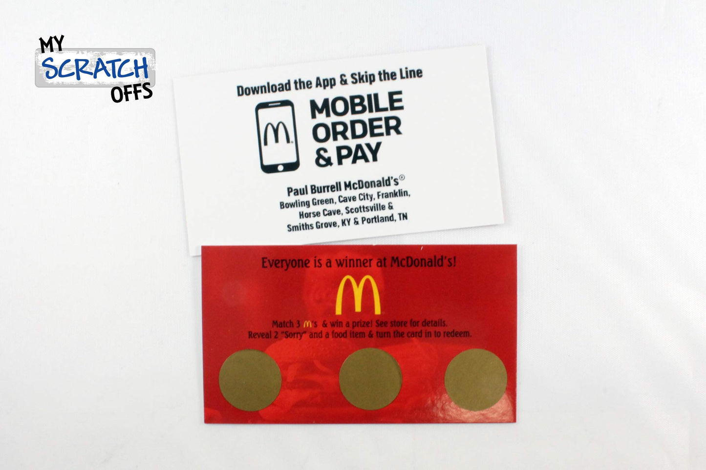 My Scratch Offs 0.70 in Gold Round Scratch-Off Stickers, 500 Pack