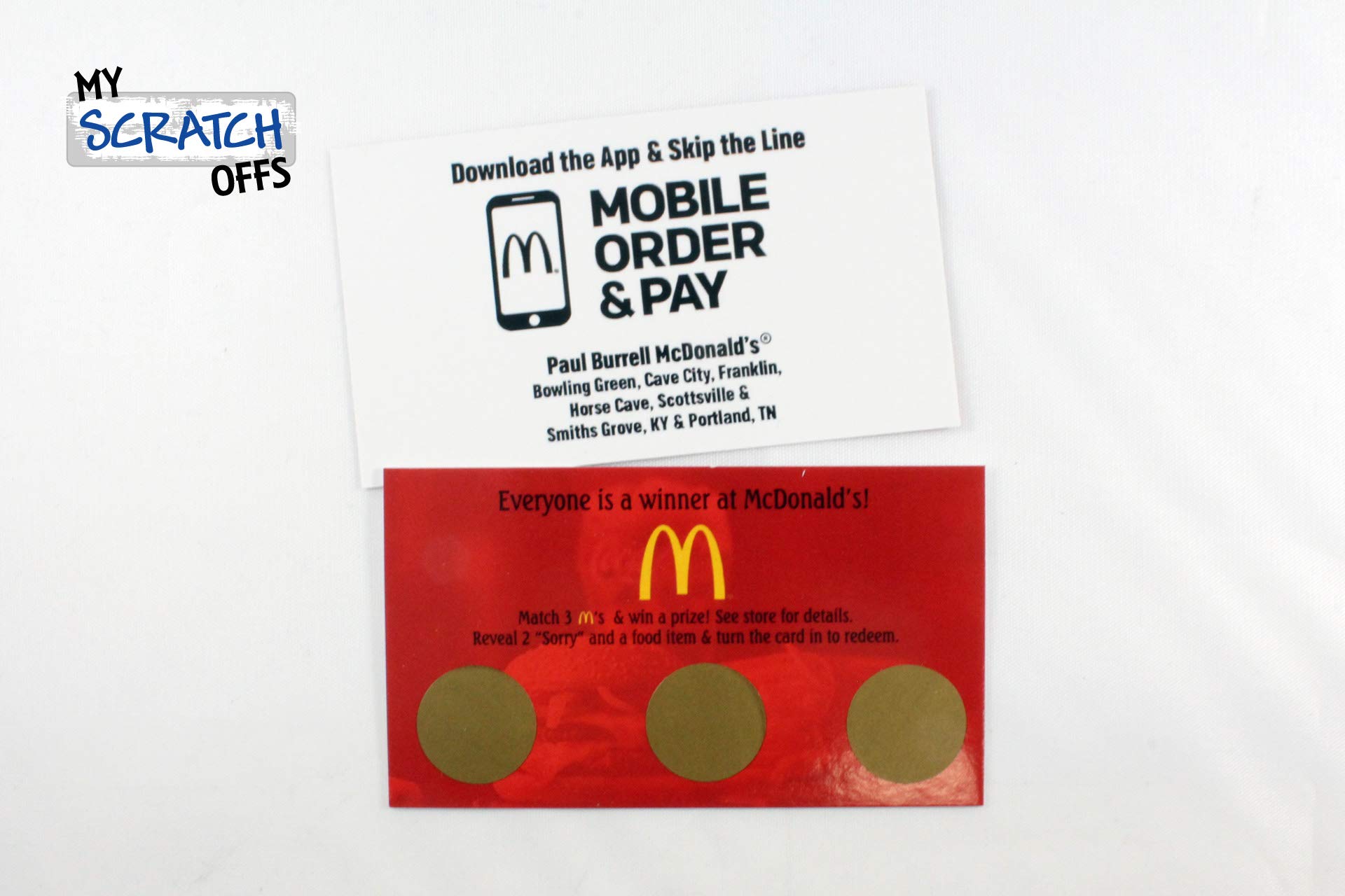My Scratch Offs 0.70 in Gold Round Scratch-Off Stickers, 500 Pack