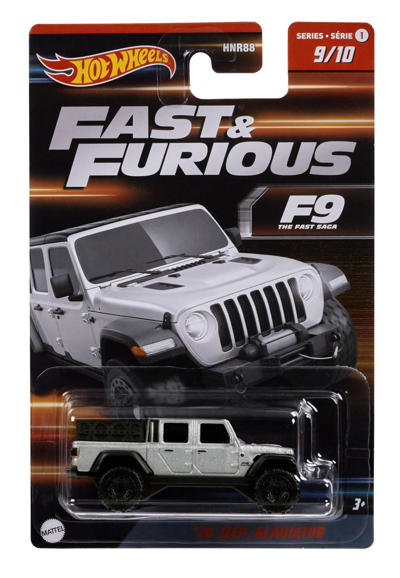Hot Wheels -20 Jeep Gladiator -Fast & Furious (F9 The Fast SAGA) 9/10