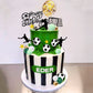 32 PCS Soccer Cake Topper Decorations - Soccer Ball Player Cake Decorations for Football Theme Birthday Sport Party Supplies