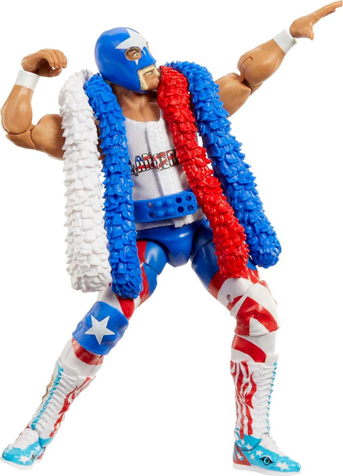 Mattel WWE Mr. America Elite Collection Action Figure, Deluxe Articulation & Life-like Detail with Iconic Accessories, 6-inch