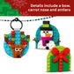 LEGO Christmas Ornament Selection Building Toys - Holiday Crafts for Family, Kids, Boys & Girls, Ages 6+ - Hanging Christmas Decorations for Tree