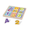 Melissa & Doug ABC - 123 Chunky Puzzle
