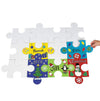 Fun Express Blank Puzzle Pieces Giant 14 Inch DIY Jigsaw 24 Piece Set