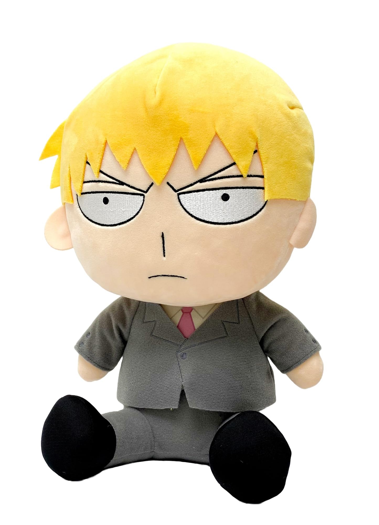 Great Eastern Entertainment Mob Psycho 100 S2 - Arataka Reigen Sitting Pose Plush 12" H