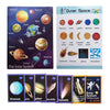 Richardy 17Pcs Flash Cards and 1Pcs Poster Space Solar System Star Kids Flash Cards&Poster Children Games Early Learning Toys Baby Card