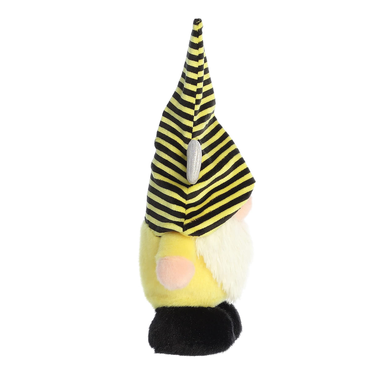 Aurora Vibrant Spring The Gnomlinis Bee Gnome Stuffed Animal - Decorative Charm - Endless Fun - Yellow 7.5 Inches