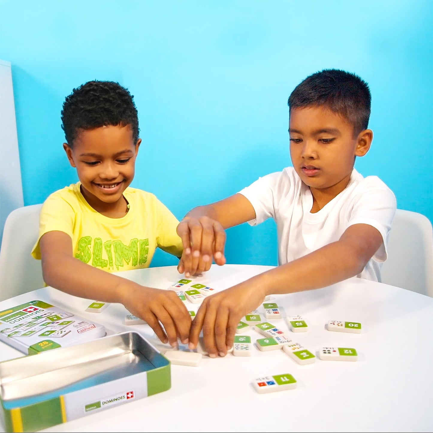 Junior Learning JL481 Addition Dominoes, Multi 7.8 H x 4.7 L x 1.5 W,White