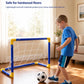 JollyJubilant 2-Pack Soccer Goal Set for Kids, Portable Soccer Goals with Ball & Pump - Indoor Outdoor Backyard Training Toy, Birthday Gift