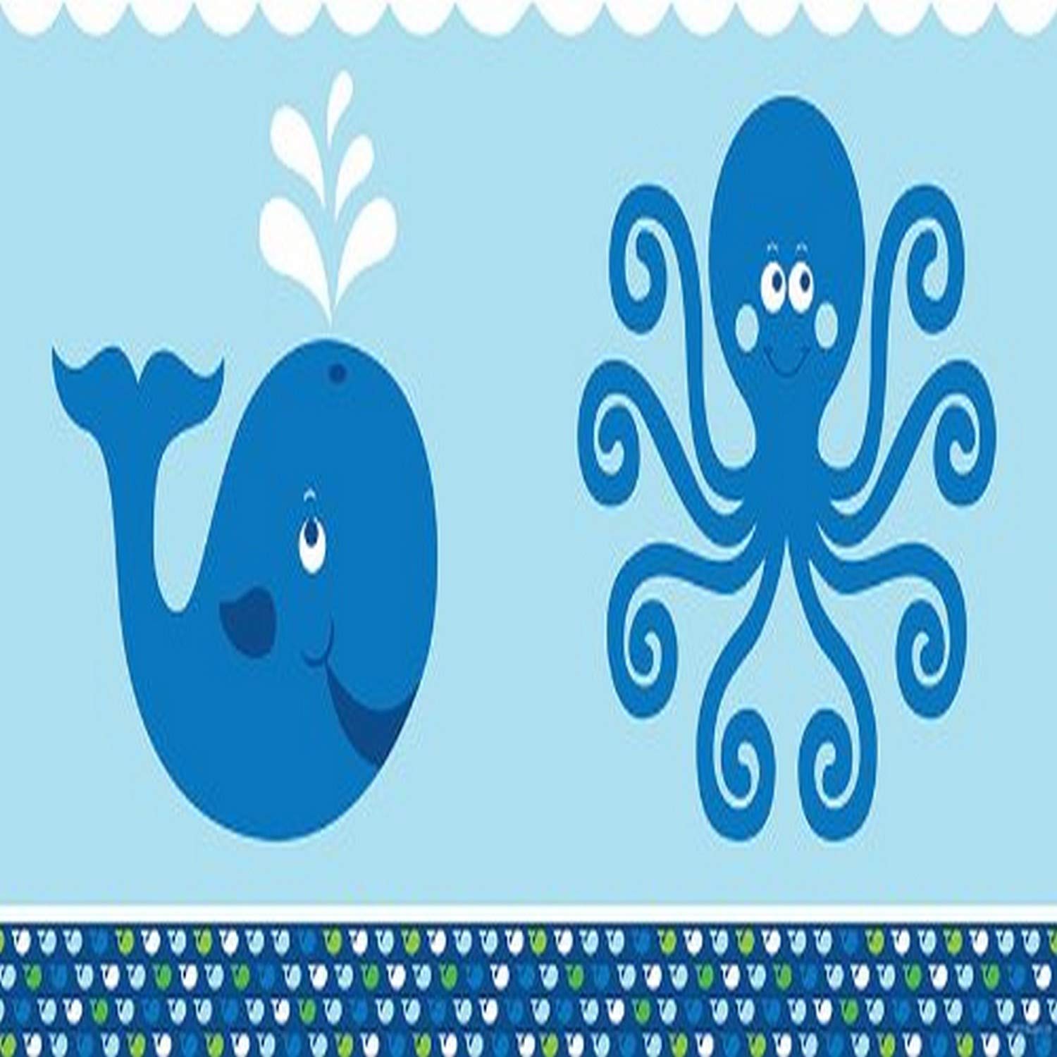 Plastic Table Cover, Ocean Preppy Boy