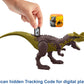Mattel Jurassic World Strike Attack Genyodectes Serus Dinosaur Action Figure Toy with Attack Feature & Movable Joints